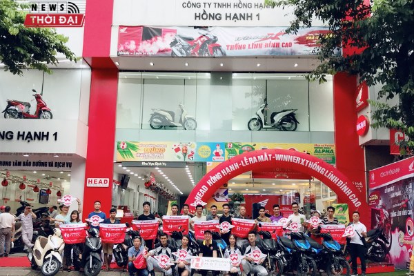 Đại lý xe máy Honda Hà Nội Head Hồng Hạnh