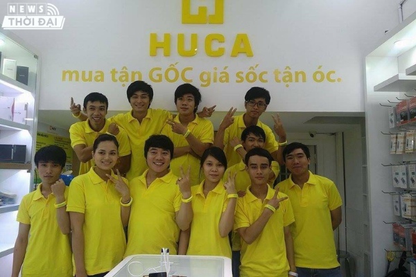 Đội ngũ nhân viên tại Huca vô cùng chuyên nghiệp 