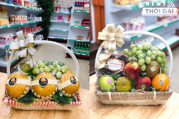 2 mẫu giỏ trái cây làm quà tặng cực đẹp tại Smart Fruits