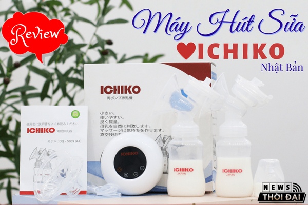 Review Máy Hút Sữa Ichiko Nhật Bản