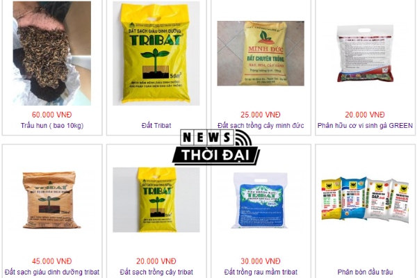 Các sản phẩm bán tại Việt Seed