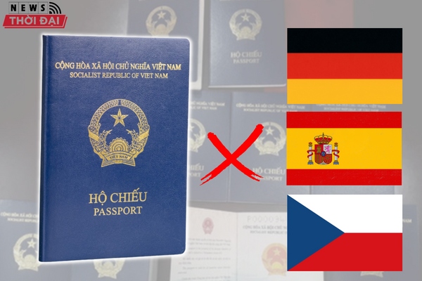 Cho đến hiện tại đã có 3 nước không chấp nhận hộ chiếu mới của Việt Nam