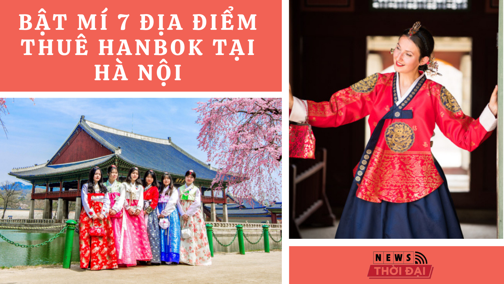 Bật mí 7 Địa điểm thuê hanbok tại Hà Nội