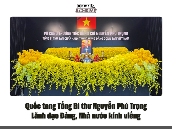 Quốc tang Tổng Bí thư Nguyễn Phú Trọng: Lãnh đạo Đảng, Nhà nước kính viếng