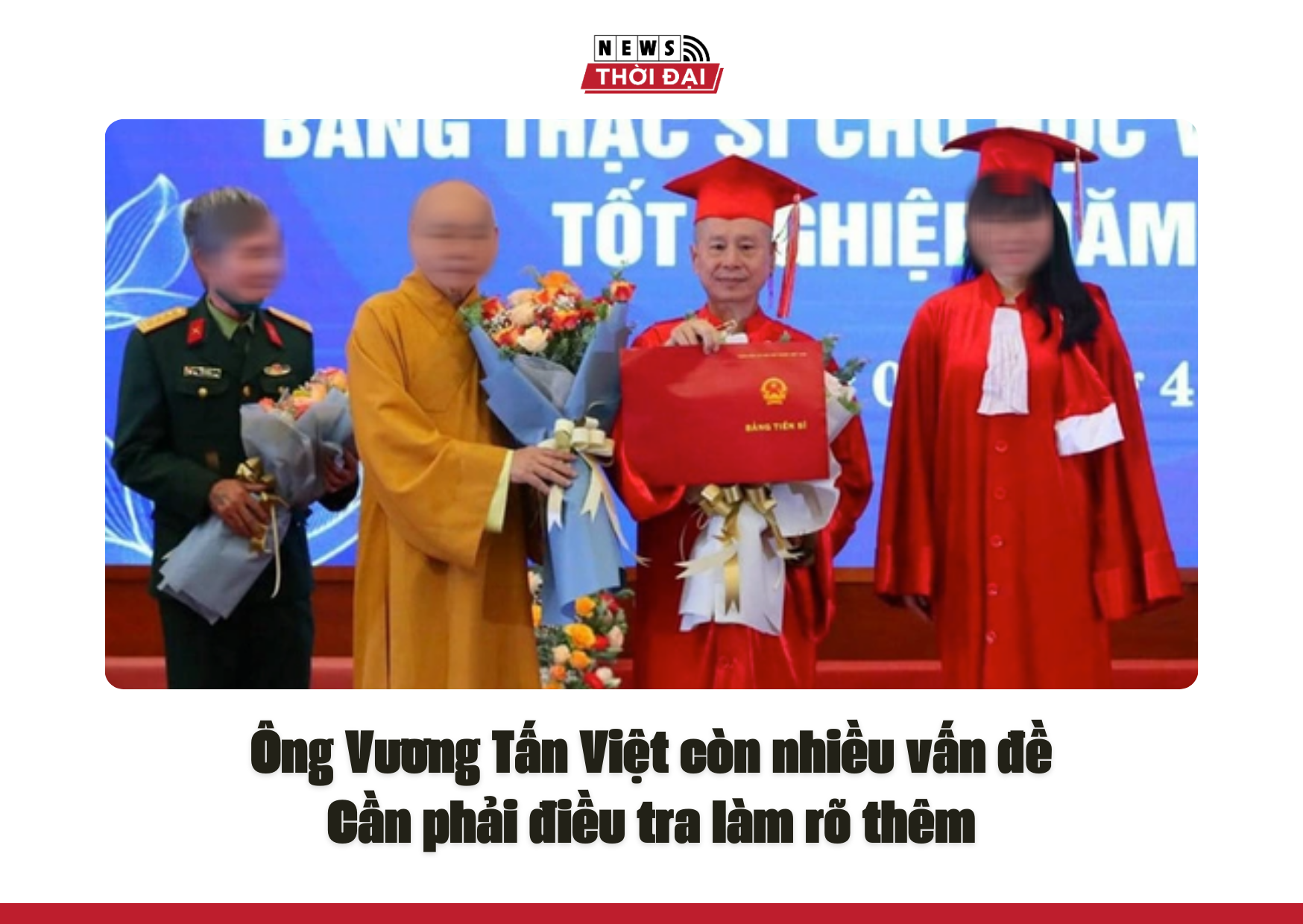 Ông Vương Tấn Việt còn nhiều vấn đề, cần phải điều tra làm rõ thêm