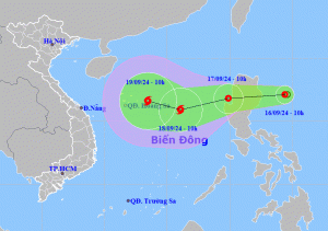 Áp thấp nhiệt đới - Hình thành gần biển đông