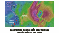 Bão Trà Mi sẽ tiến vào Biển Đông hôm nay với diễn biến rất khó lường