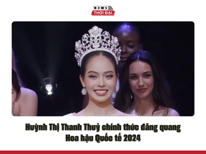 Huỳnh Thị Thanh Thuỷ chính thức đăng quang Hoa hậu Quốc tế 2024