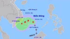 Áp thấp nhiệt đới hình thành trên biển đông